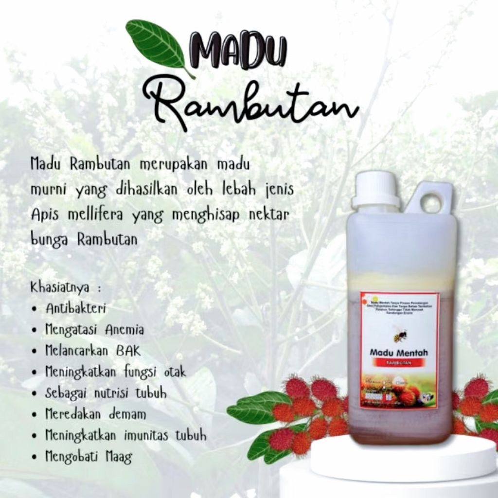 

MADU RAMBUTAN ASLI 1KG