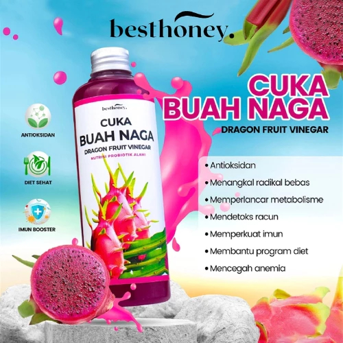 

Best Honey Cuka Buah Naga Meningkatkan Sistem Imun, Melancarkan Pencernaan, Menyegarkan Tubuh