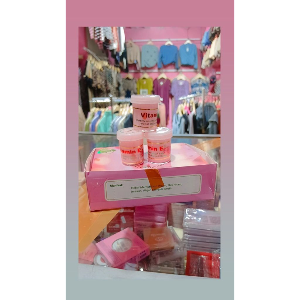 Cream Vitamin e original/pemutih wajah