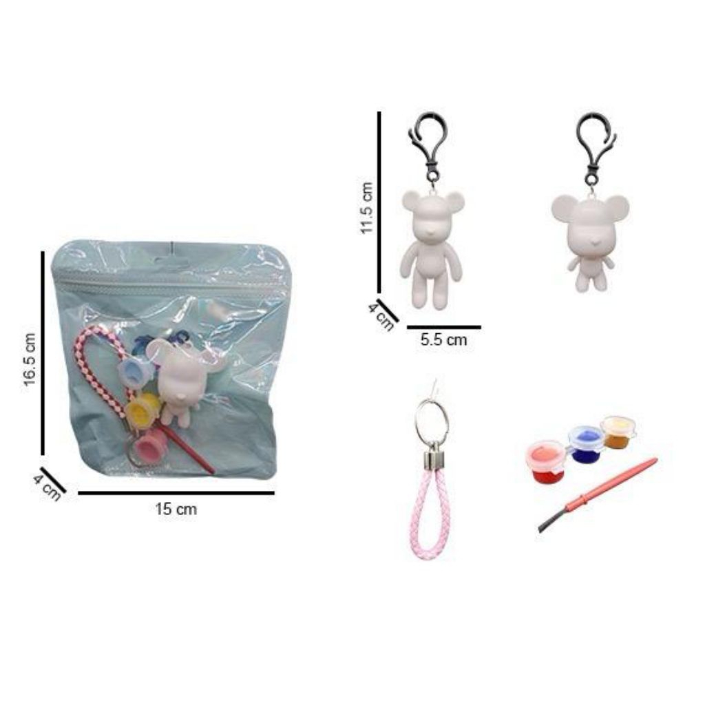 Mainan DIY Mewarnai Gantungan Kunci