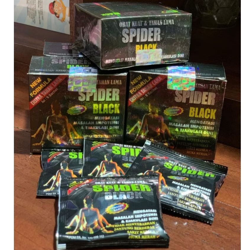 Kapsul Laba-laba Hitam Original Recomended