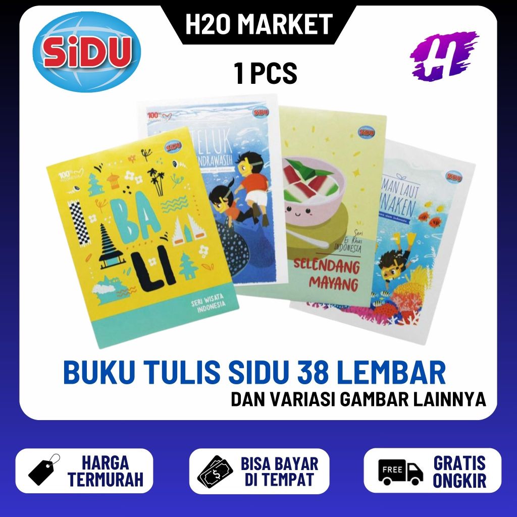

Buku Tulis Sinar dunia / SIDU 38 Lembar ( 1 PCS )