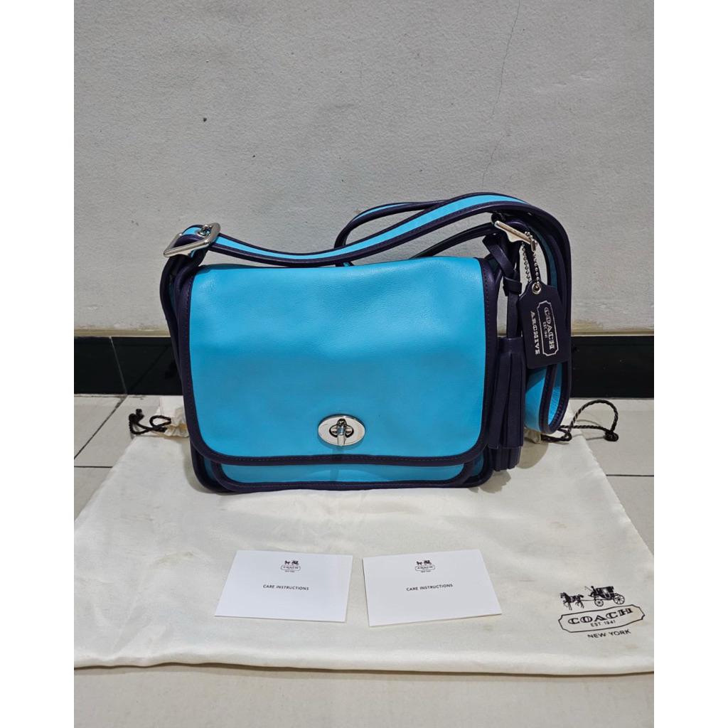 2nd Coach Messenger Leather