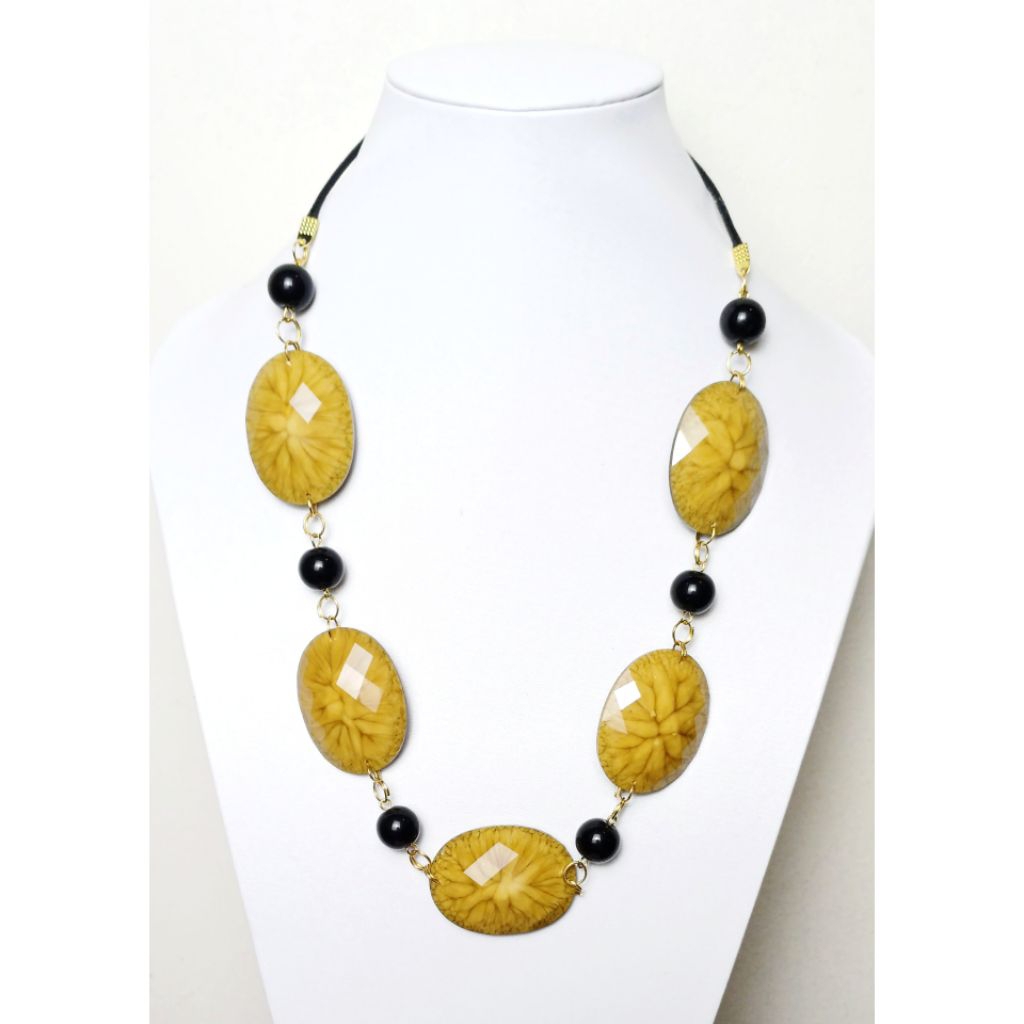 kalung simple stone unik kalung aksesoris wanita