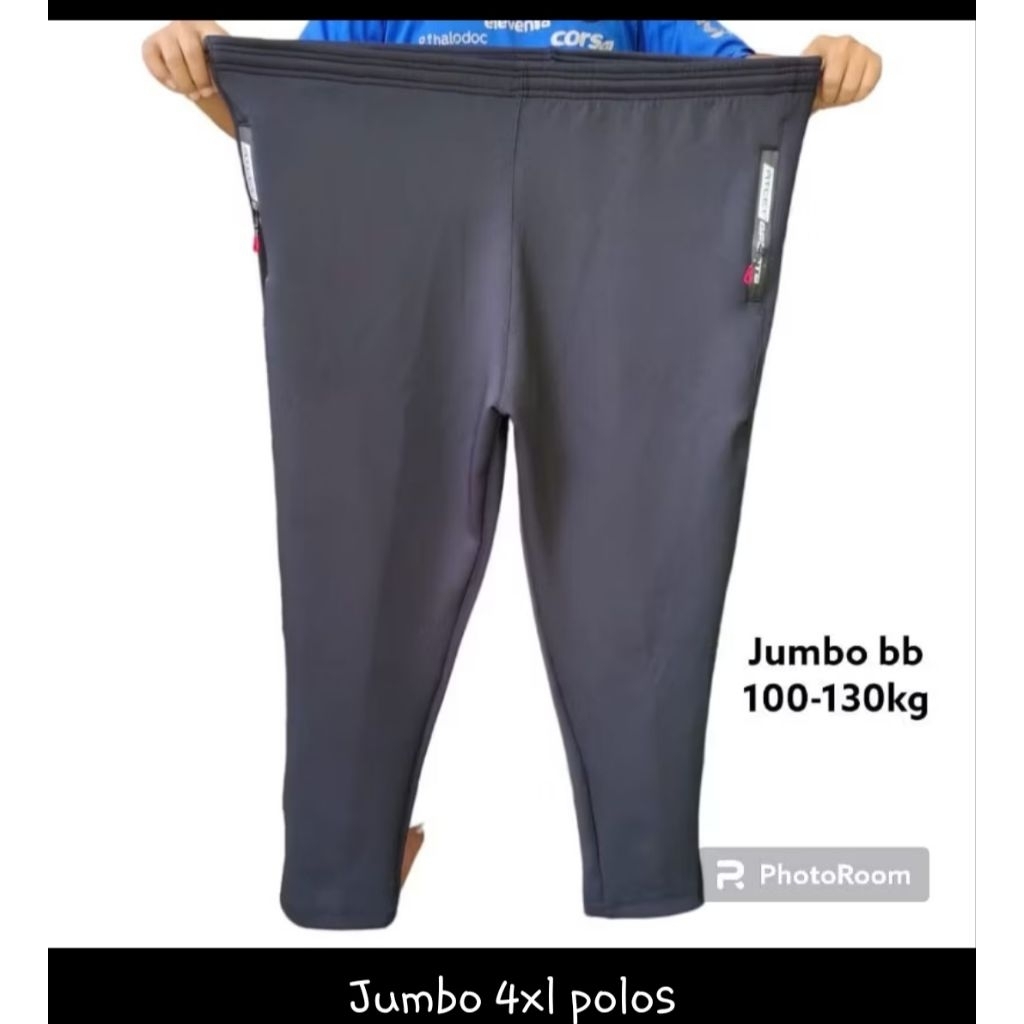 Celana training jumbo big size tebal| L