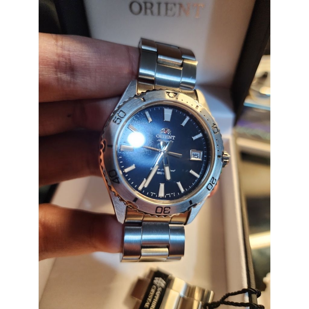 Orient Mako 40 Automatic RA-AC0Q02L10B Biru navy