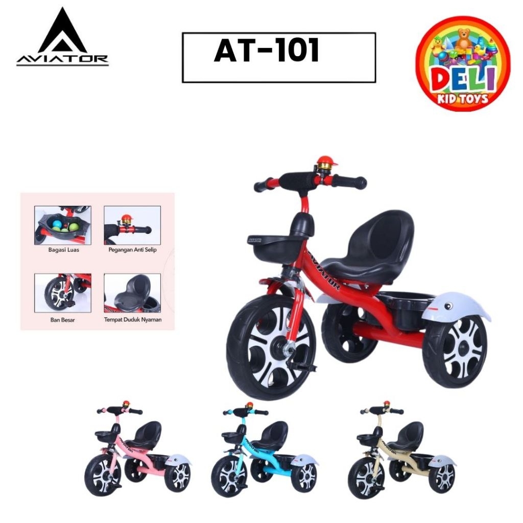 AVIATOR AT-101 TRICYCLE SEPEDA ANAK RODA TIGA