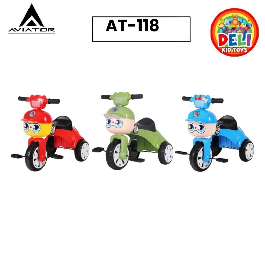 AVIATOR TRICYCLE AT-118 ( LIPAT )Sepeda Anak Roda Tiga