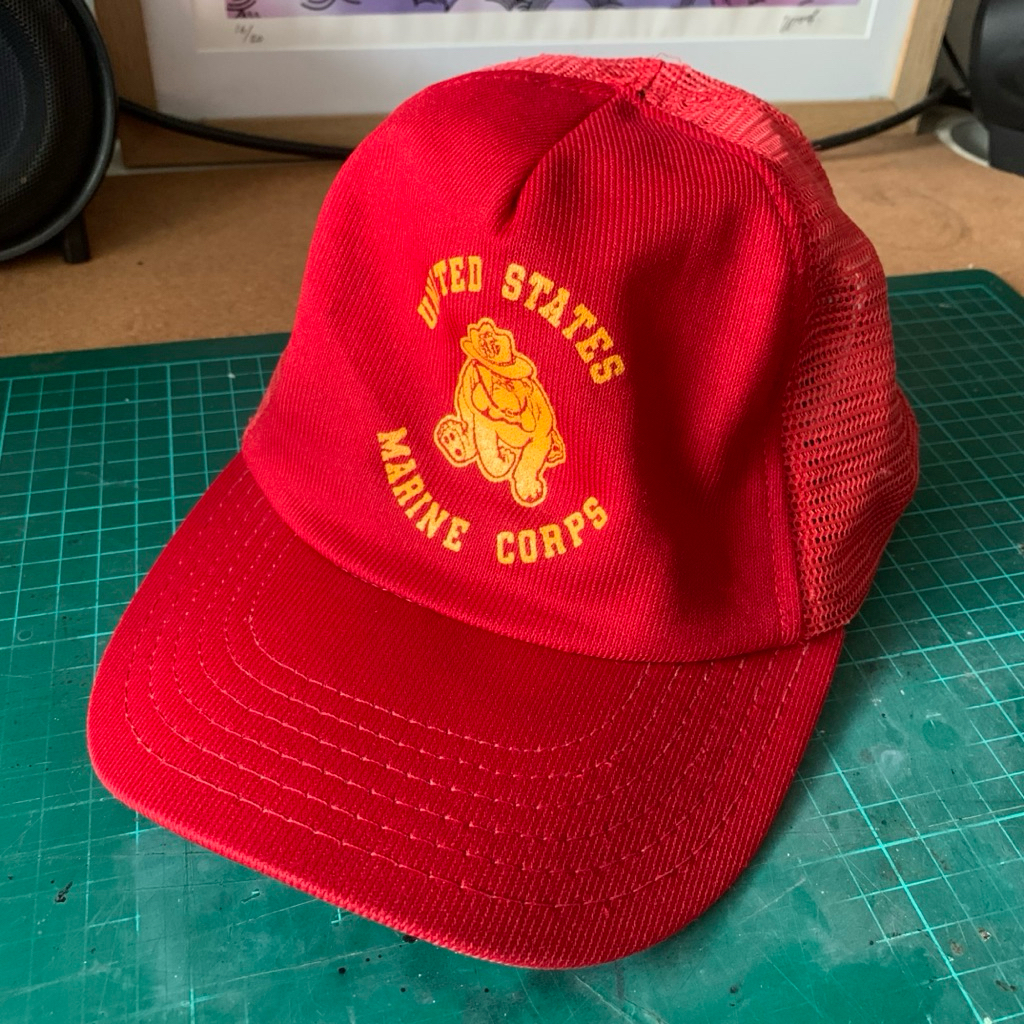 USMC vintage trucker hat