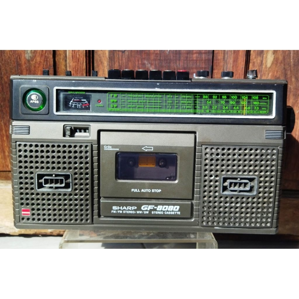 Radio tape compo jadul Sharp normal stereo