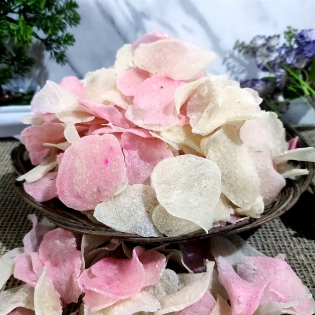 KRUPUK SINGKONG MERAH PUTIH Asli Magelang 500gr