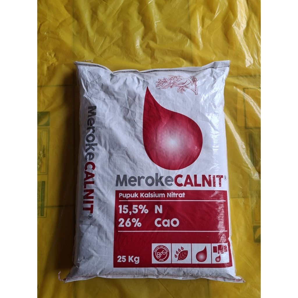 Meroke Calnit kemasan 25 kg Original.
