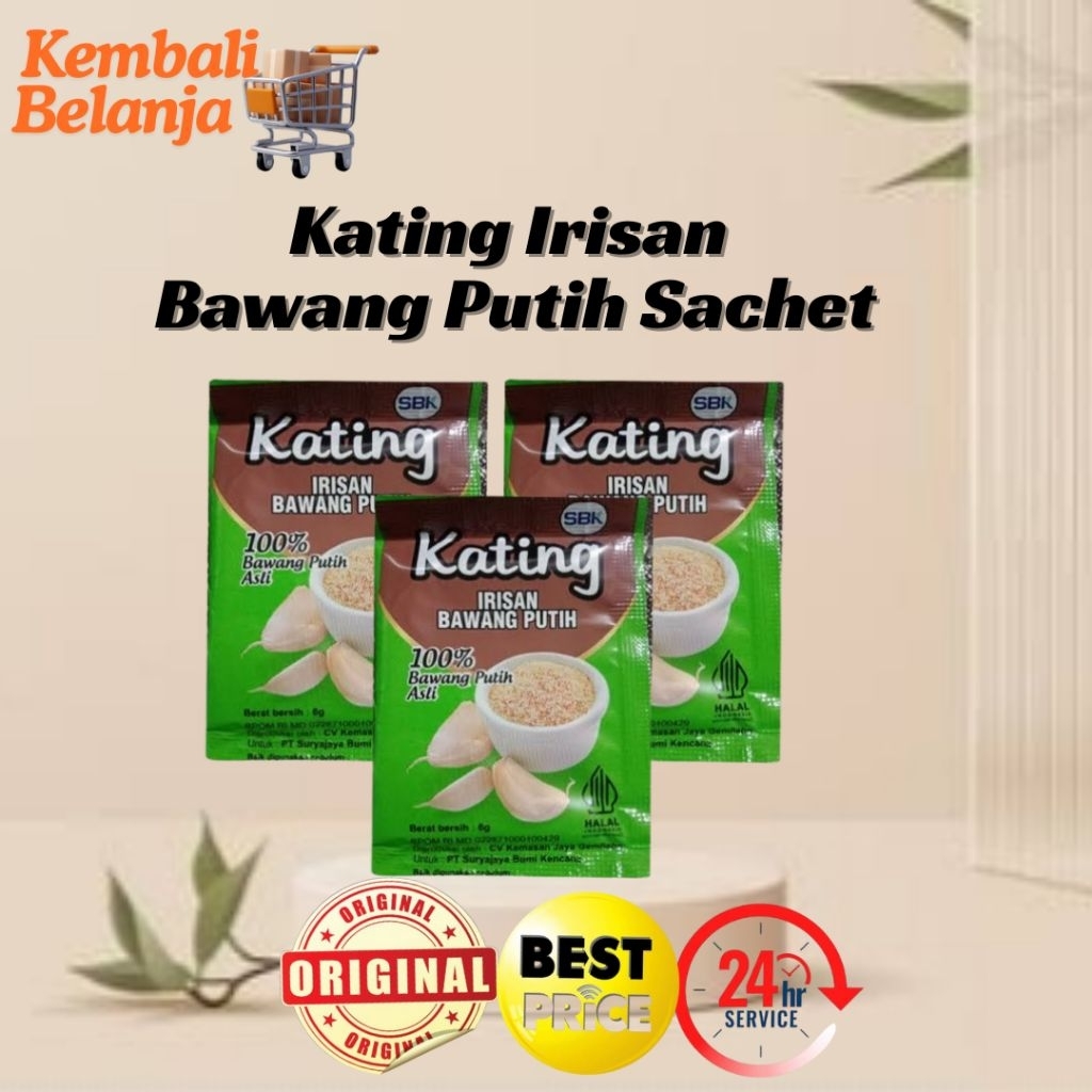 

Kating Irisan Bawang Putih 1 Sachet/ Kating Irisan Bawang Putih Kasar/ Bawang Putih Kating/ Bawang Putih Praktis
