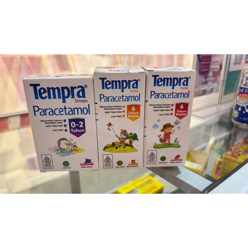 Tempra Obat Demam Anak dan Obat Demam Bayi Tempra Sirup Anak Tempra Drops 15ml Tempra Forte Jeruk da