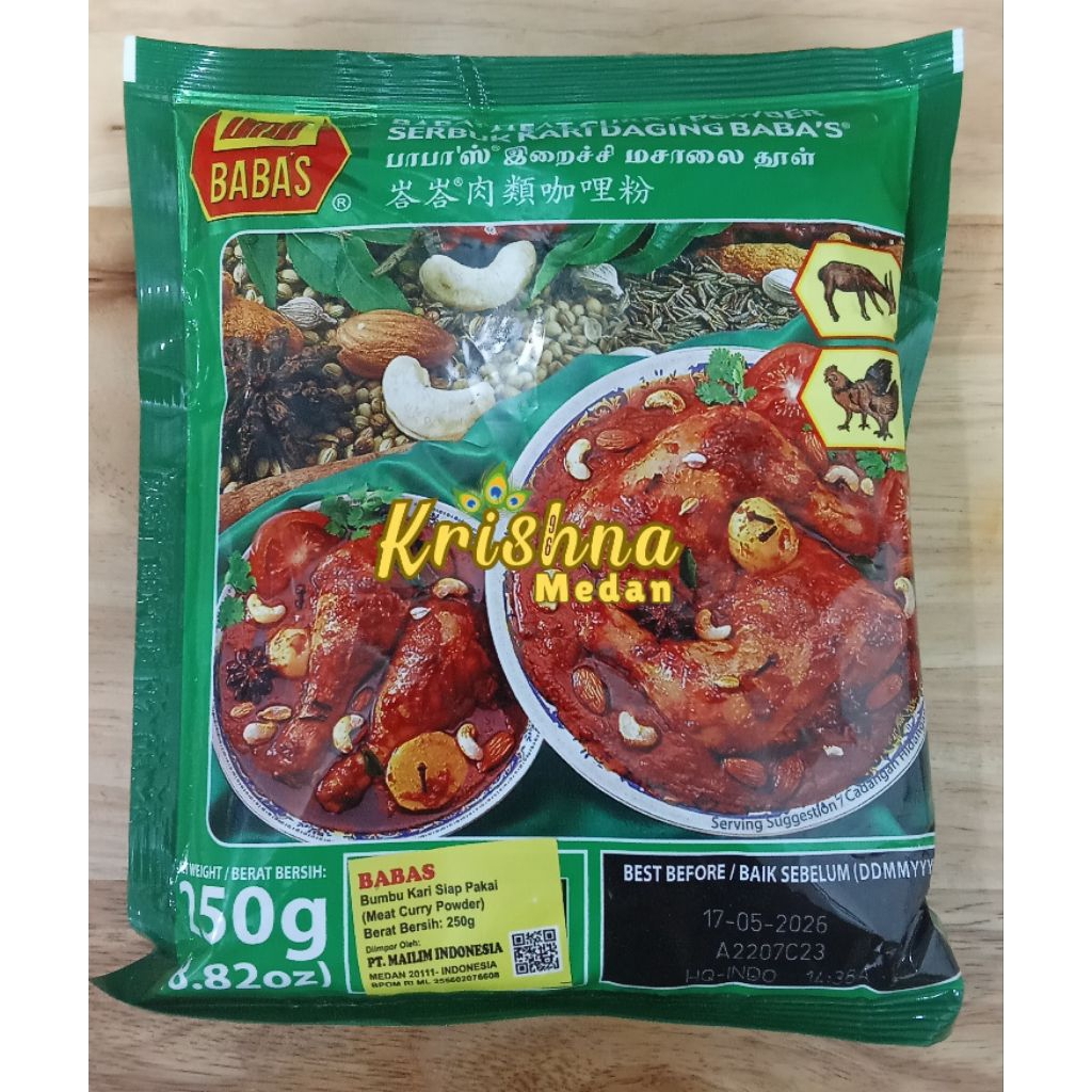 

Babas kari Daging 250gr