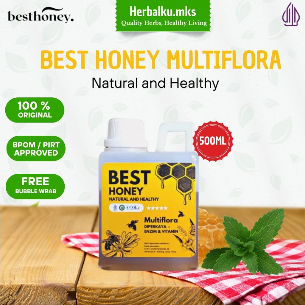 

Best Honey Madu Asli Madu Multiflora Original 500gr