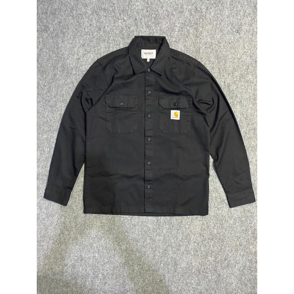 CARHARTT WIP LS MASTER SHIRT BLACK