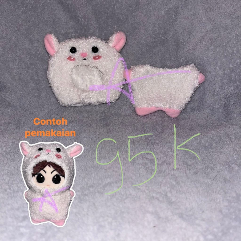 JUNGWON ENHYPEN doll 10cm inspired clothes sheepcoat