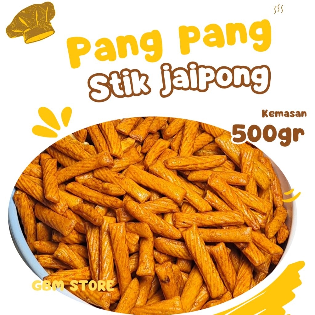

PangPang Stik Pedas Manis 500gram Jaipong Stik Hot Spicy