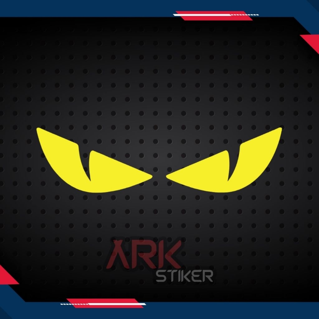 

Cutting Sticker Mata Kucing - Mata Marah