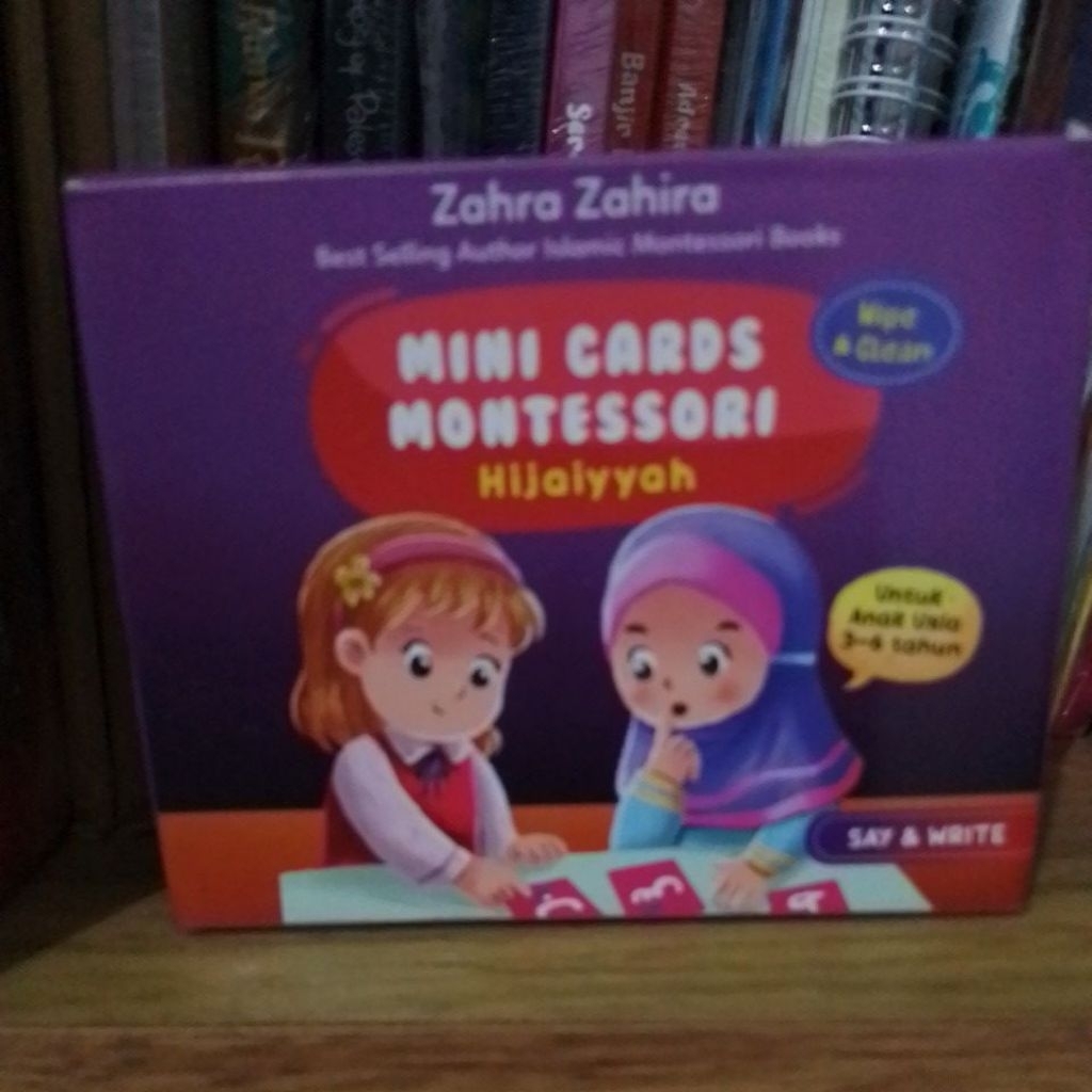 Mini Card Montessori Hijaiyah (89rb disc 50%)
