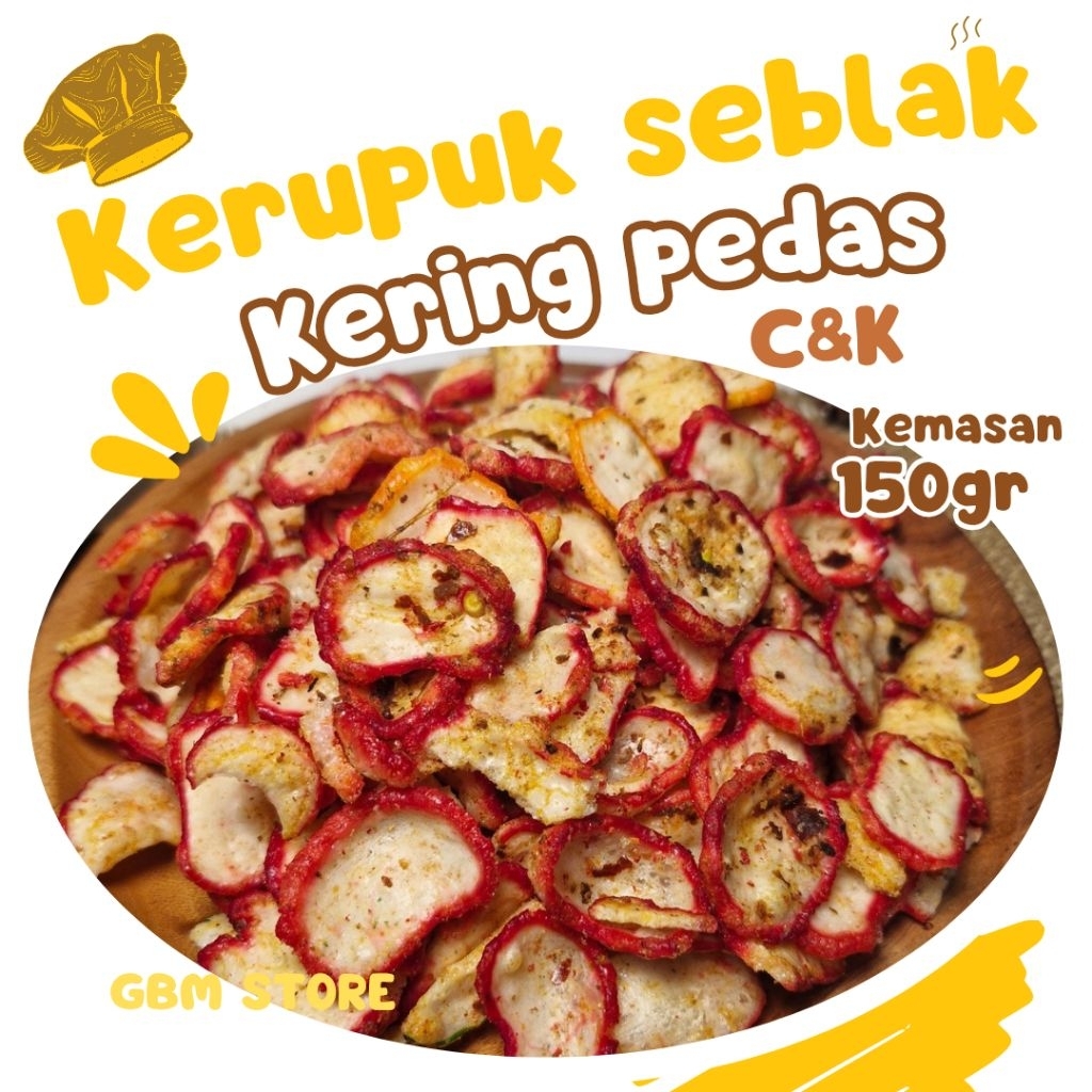 

Kerupuk Seblak Kering Pedas Daun Jeruk Sebring Pedas Daun Jeruk 150gr
