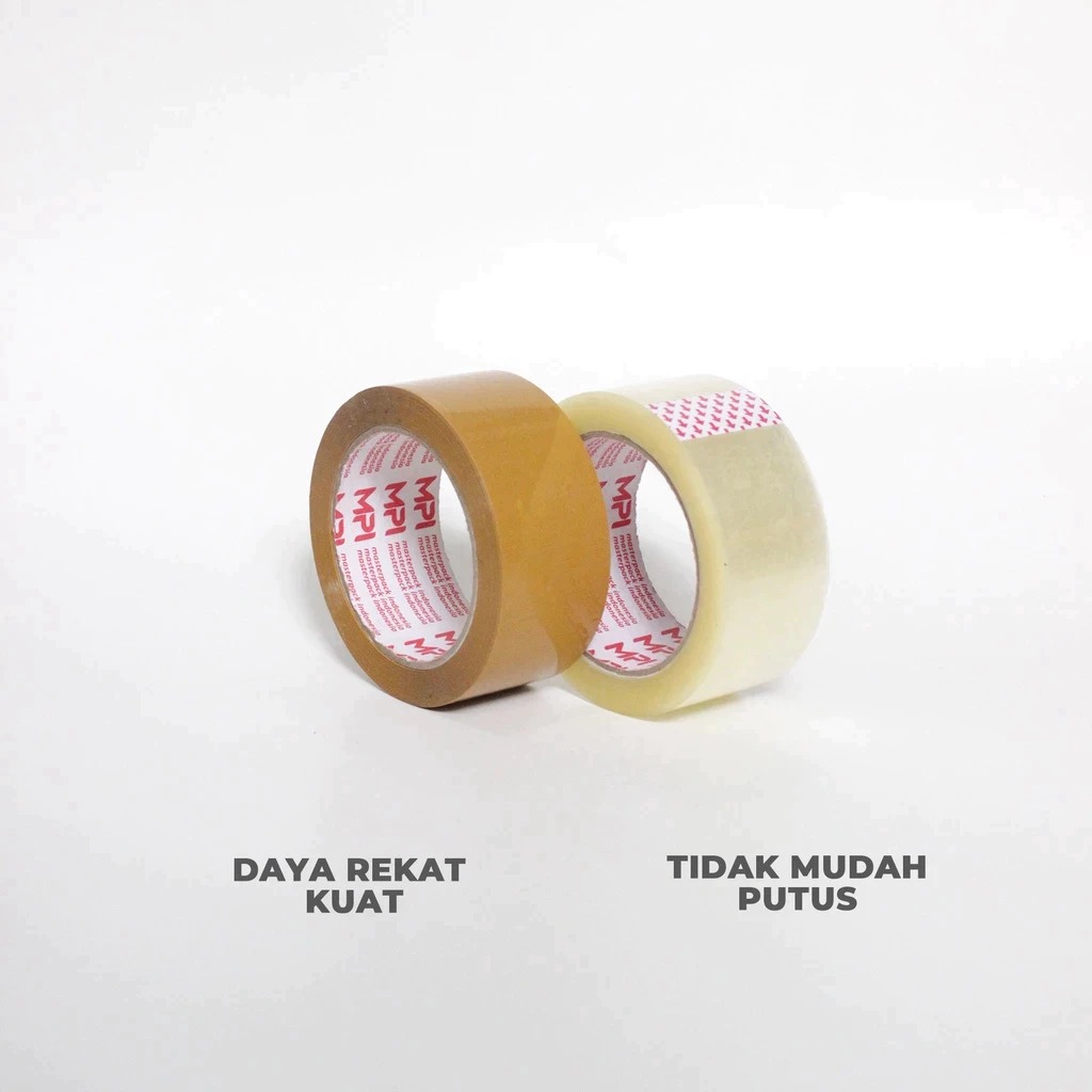 

Lakban Bening / Coklat 60yard Isolasi Selotip Tape 45mm