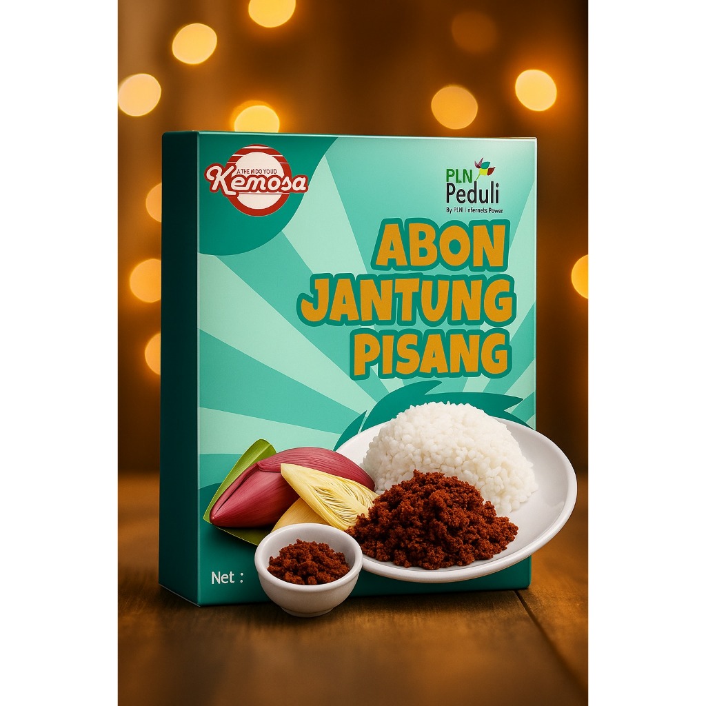 

Abon Jantung Pisang Kemosa Veggie Floss Jantung Pisang 100gr