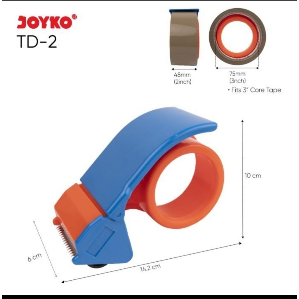 

Joyko Tape Cutter Dispanser Plastik TD-2