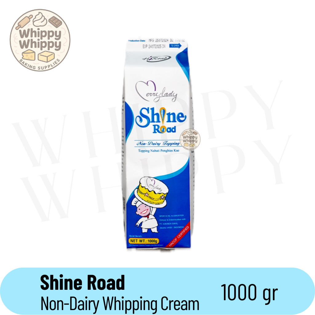 

Shine Road Non Dairy Whipping Cream 1L / Non Dairy Whipping Cream