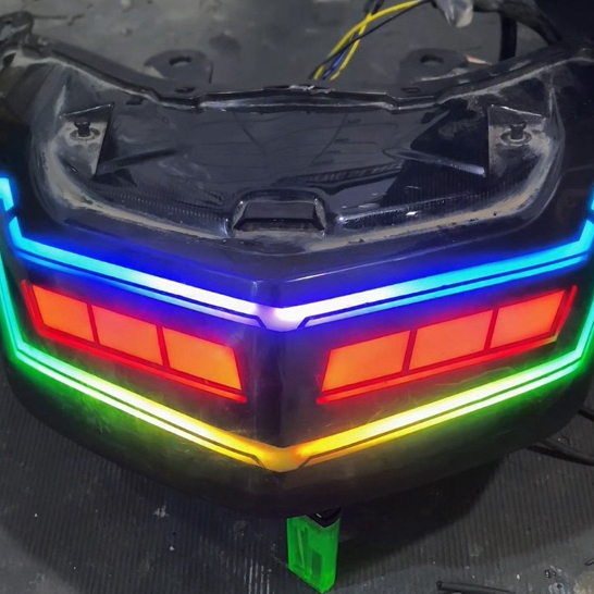 Stoplamp Nmax old RGB Lazy audi (custom)