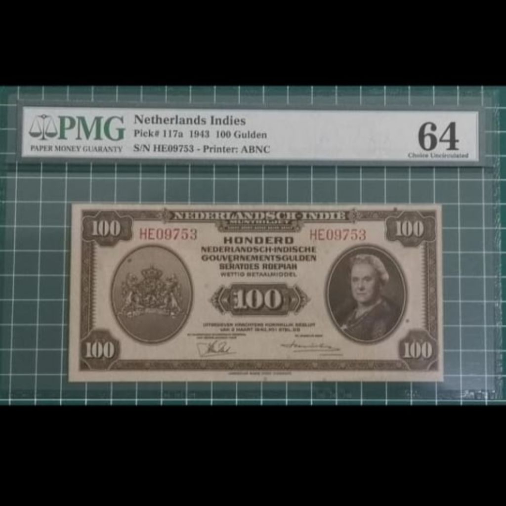 PMG NICA 100 GULDEN PMG 64 HE09753