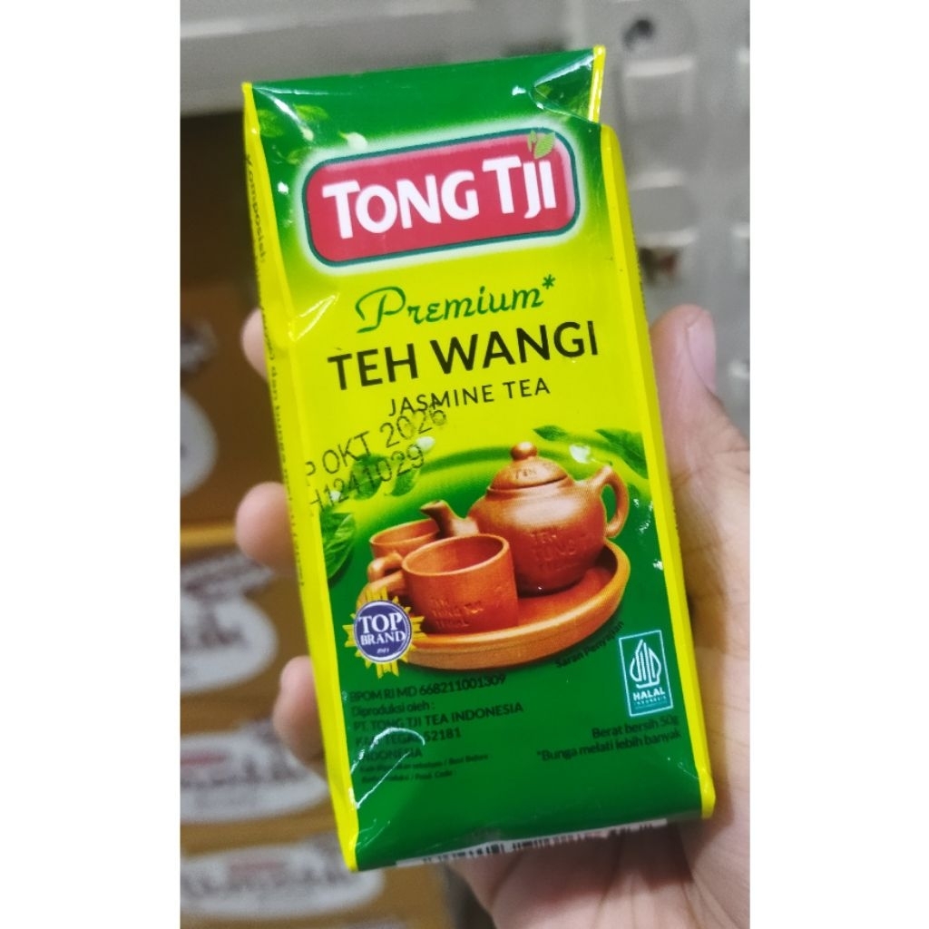 

TONG TJI PREMIUM TEH WANGI JASMINE TEA 50GR ISI 3 PCS