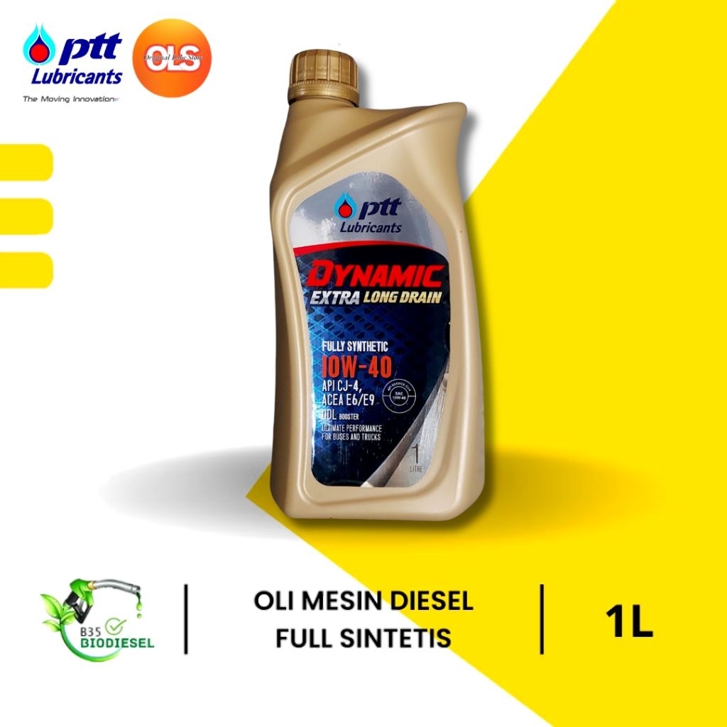 PTT D1040 DYNAMIC [1L] EXTRA LONG DRAIN SAE 10W-40 [1L] API CJ-4; ACEA E4/E6/E7/E9-12