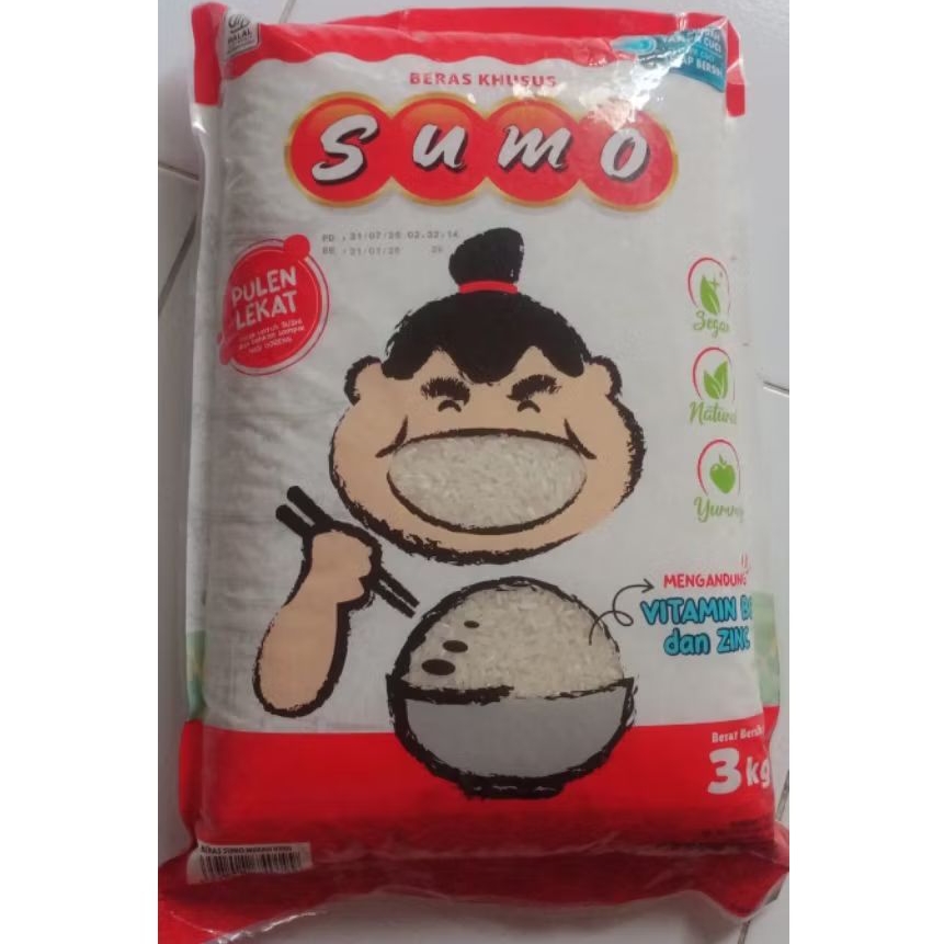 

Beras Khusus Sumo Merah 3kg