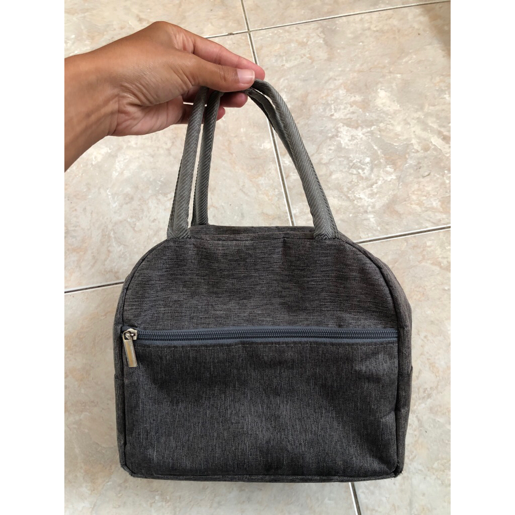 Tas Makan Cooler Bag Resleting Mr. DIY Tas Asip