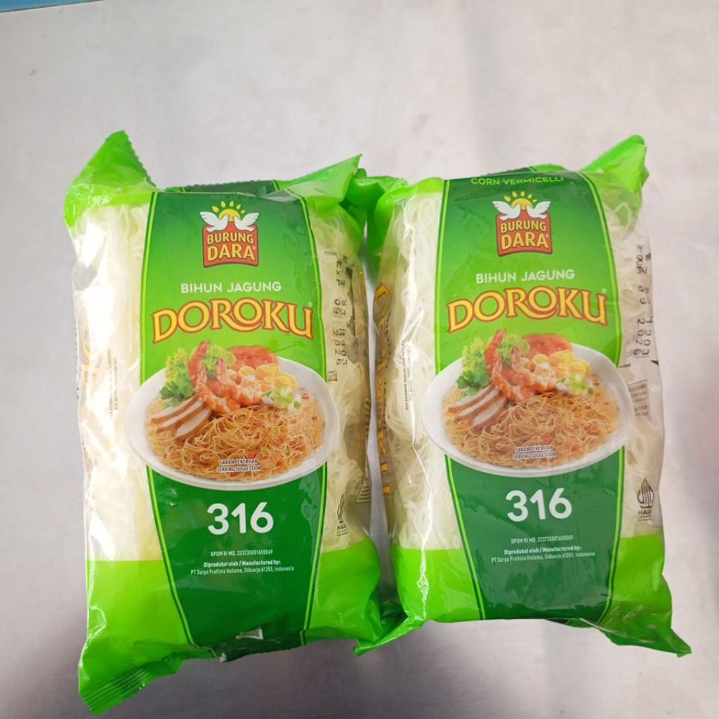 

Mie Burung Dara Bihun Jagung Doroku 316g