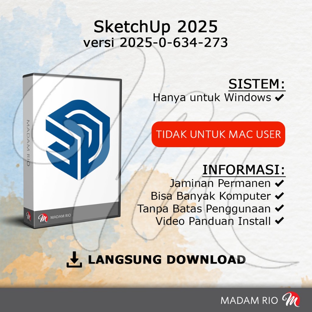 [win] SketchUp 2025 2024 2023 2022 2021 2020 2019 2018 2017 2016 2015