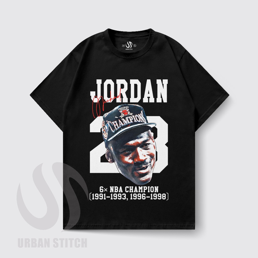 Kaos Oversize NBA Legend Michael Jordan 23 /Kaos Oversize Basket Michael Jordan Champion