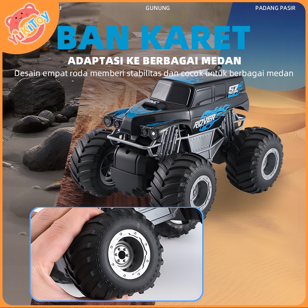 Mobil Semprot 4WD Dengan Remote Control Lampu Keren/ Efek Semprot /Remote 2.4GHz RC
