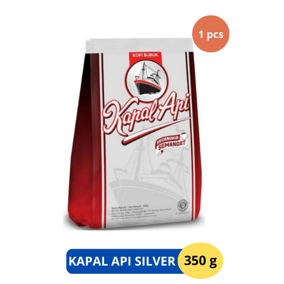 

TOKO BITAKU - KODE A || KAPAL API SILVER 350GRAM KOPI BUBUK - Kopi Tanpa Gula 350g