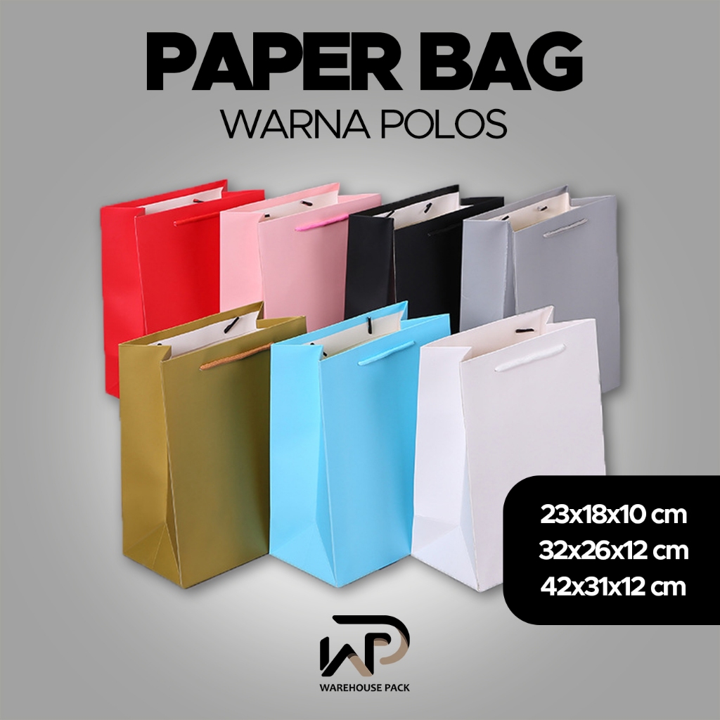 

Paper Bag Warna Sedang & Extra Besar | Paper Bag Warna Souvenir | Paper Bag Hampers Kado Souvenir | Tas Jinjing Souvenir