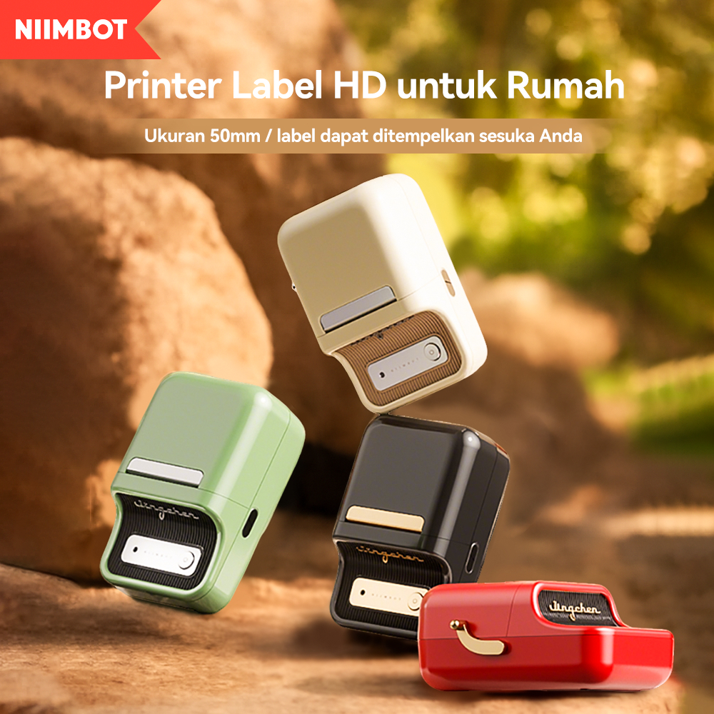 

NIIMBOT B21 Pencetak Label Termal, Printer Label Portabel Bluetooth Tanpa Tinta dengan