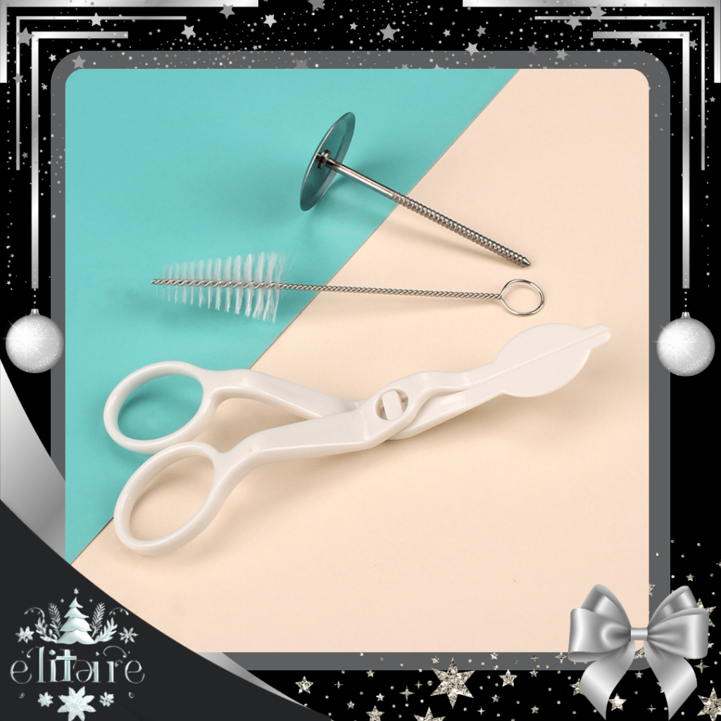 

ELITAIRE Paku Mawar Dan Gunting Mawar / Paku Dekorasi Butter Cream / Decorating Tools / Decoration Scissors