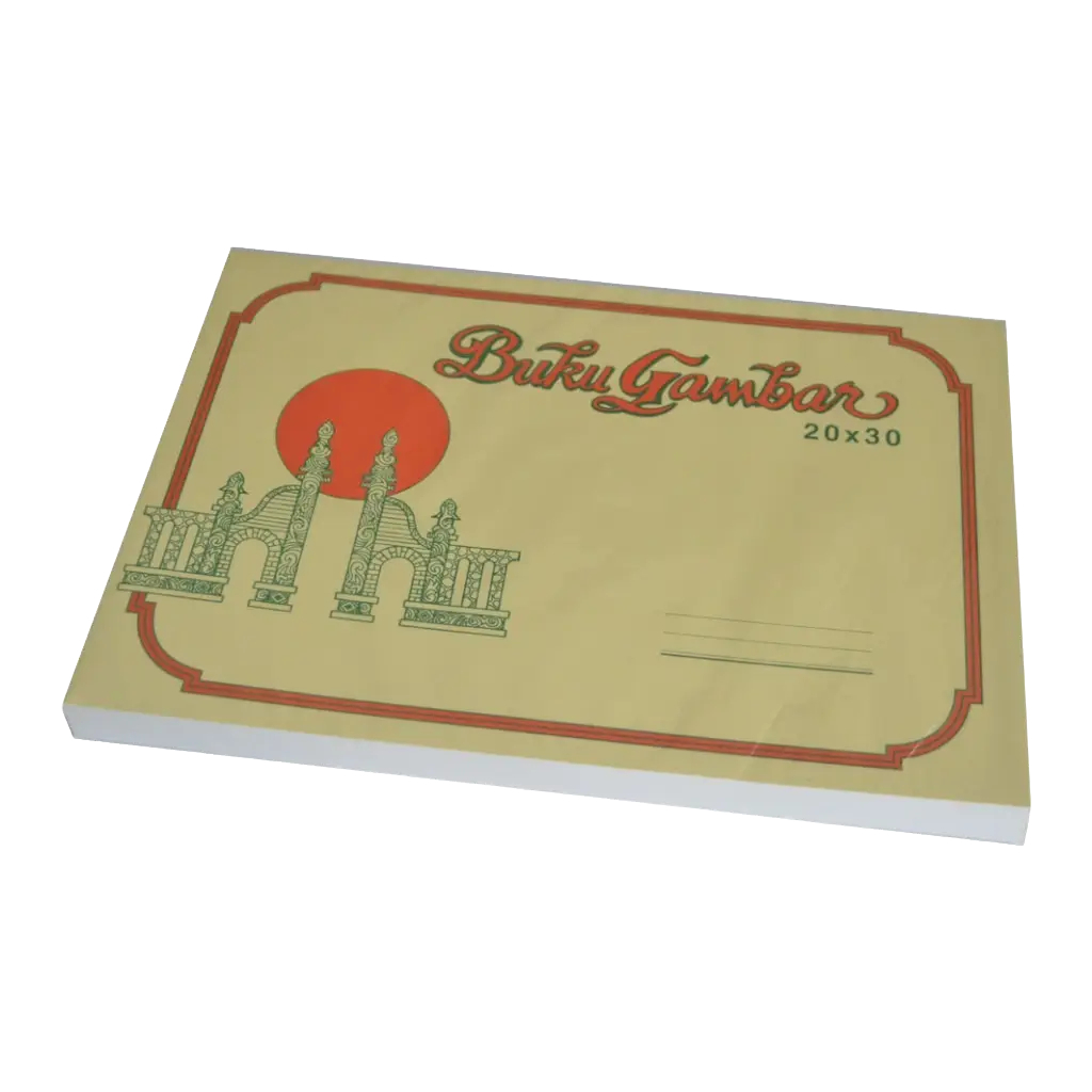 

1 Pcs Buku Gambar A4 Gapura Uk 20X30 Kertas Polos Tebal