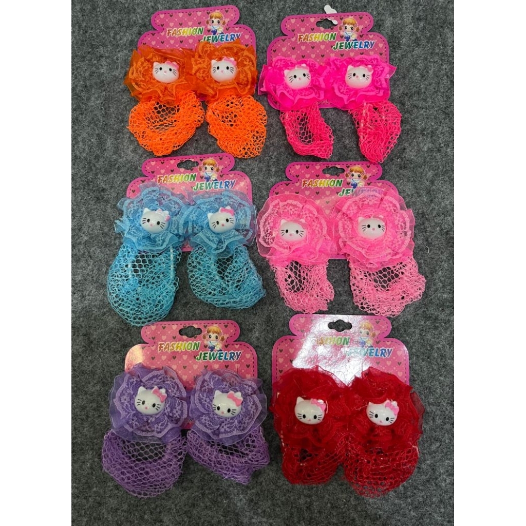 12 PASANG JEPIT PASANG RAMBUT  JARING  ANAK JEPIT RAMBUT HARNET  ANAK KARAKTER