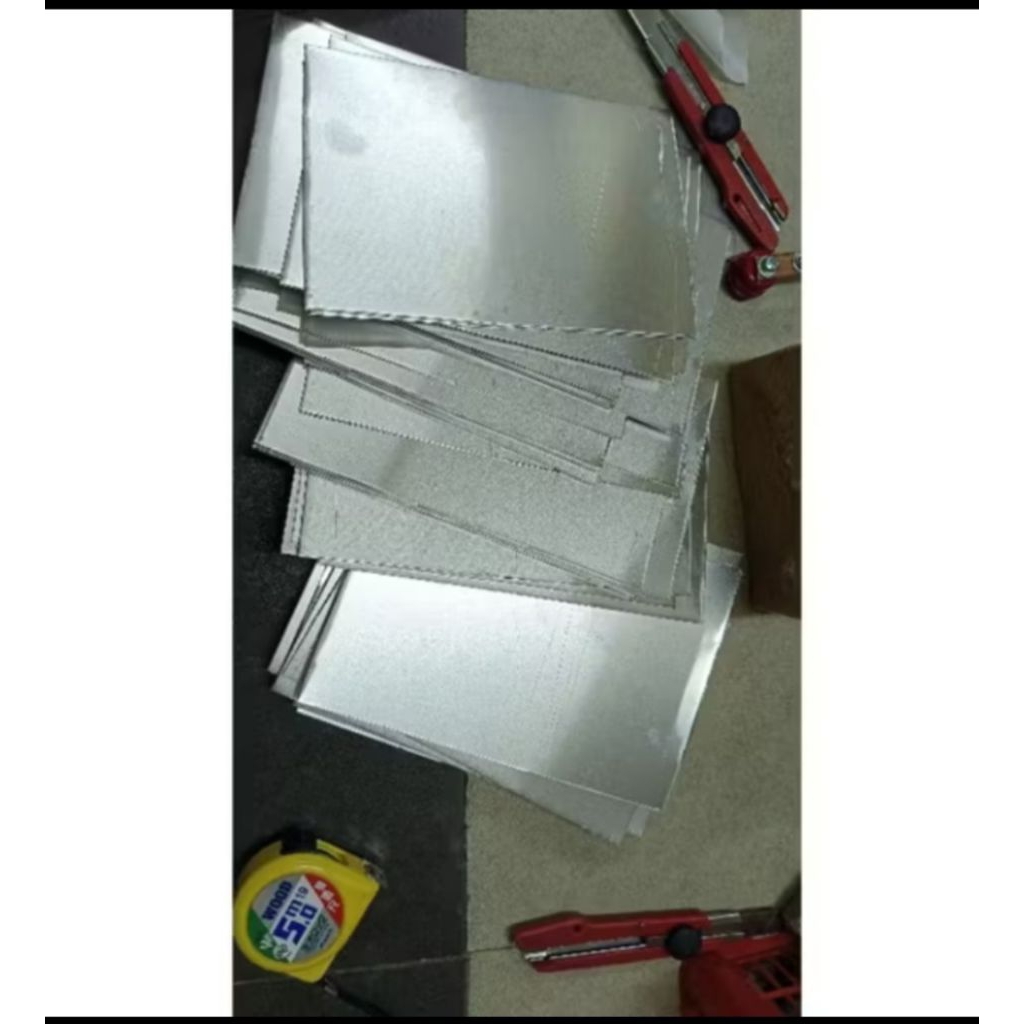 plat aluminium sheet lembaran tebal.  1.2mm