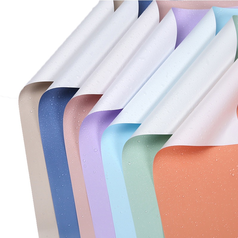 

Kertas Buket Bunga Flower Wrapping Double Side Bi Color Dua Sisi Warna Putih Paper Florist Pembungkus Bunga KB6121