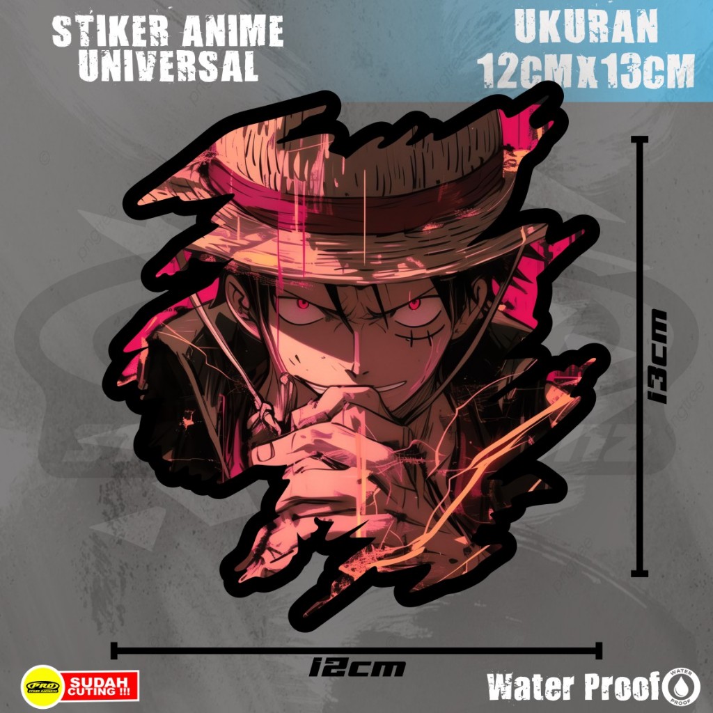 

STIKER UNIVERSAL MOTIF ANIME ONE PIECE BAHAN ANTI LUNTUR KUALITAS JOSS HARGA MURAH