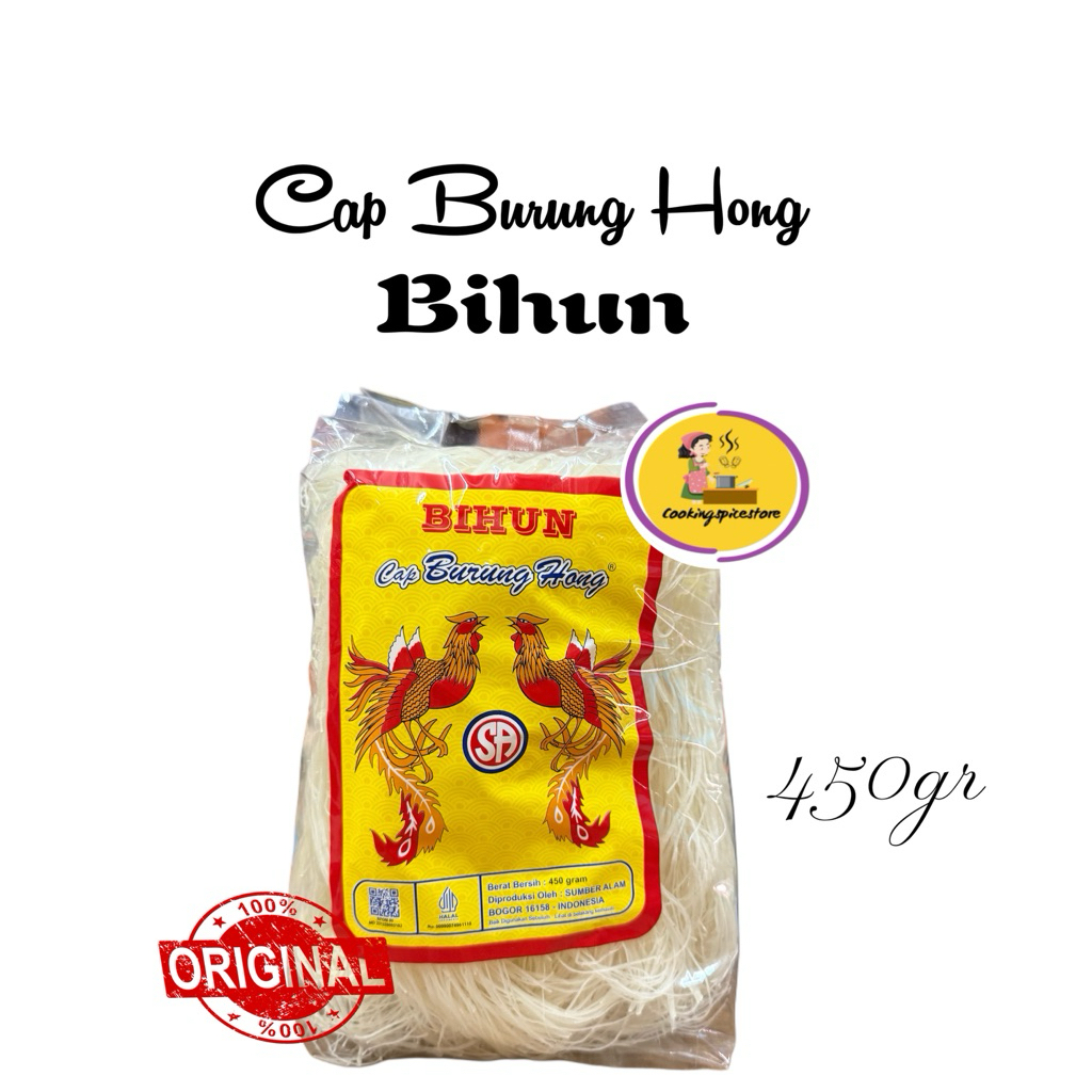 

Bihun Cap Burung Hong 450gr – Bihun Beras Original Kualitas Premium